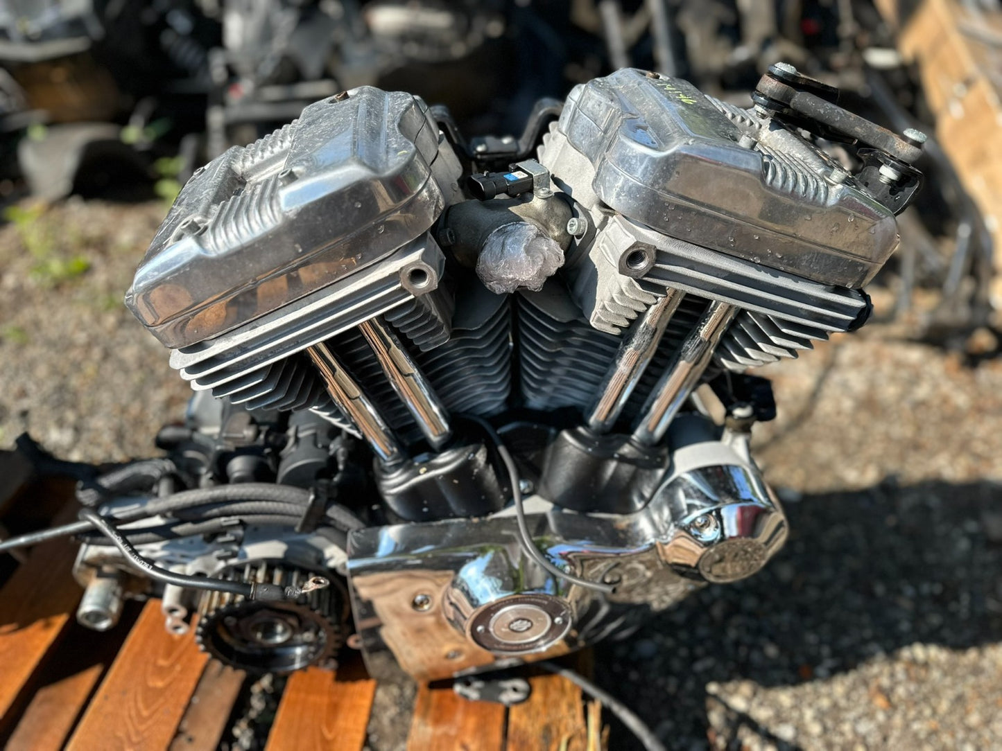 2004 Harley-davidson Sportster Xl883 Engine Motor & Transmission OEM