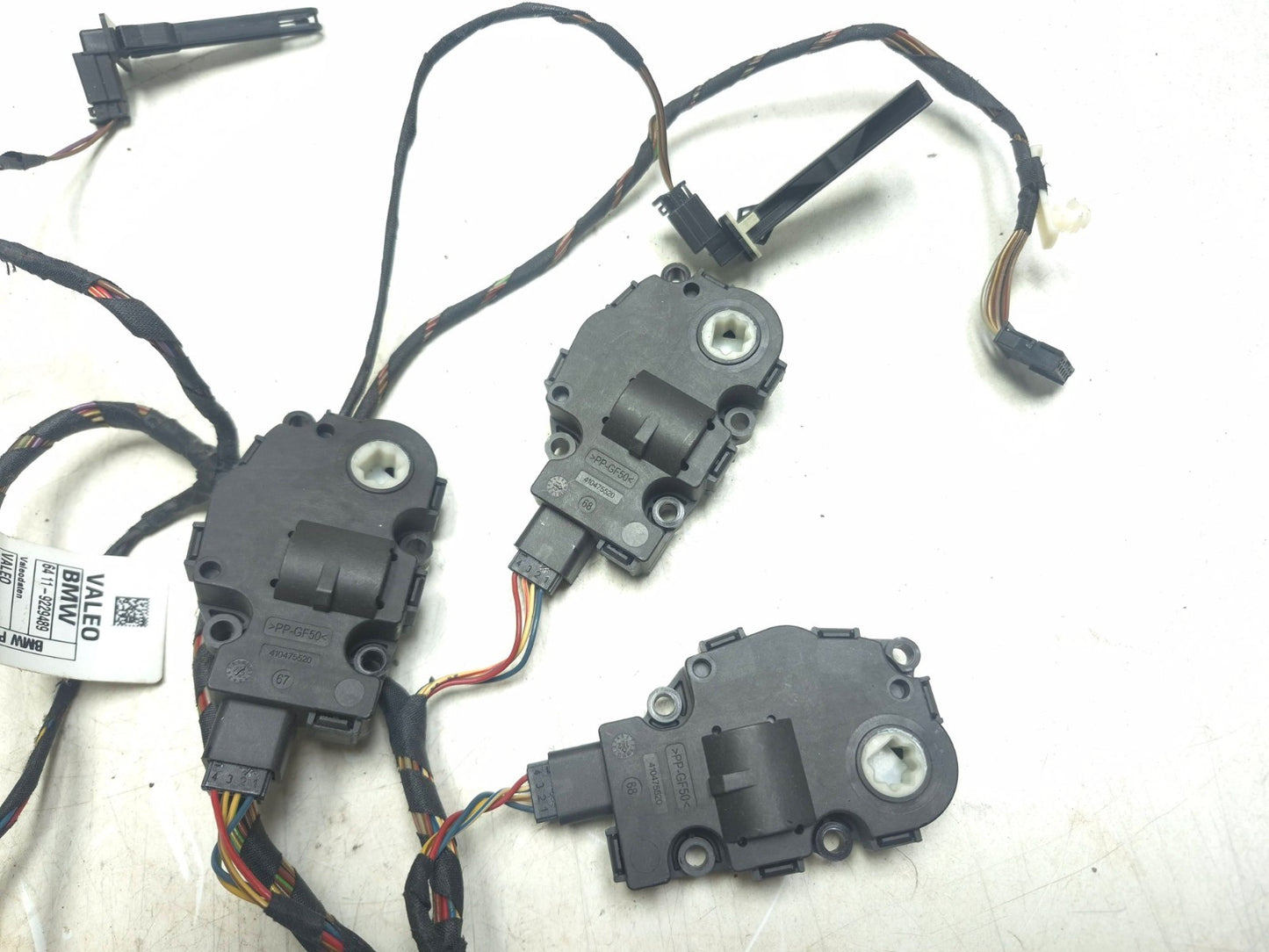 2013 BMW 328i F30 HVAC A/c Heater Flap Actuator Motors W/harness Set OEM