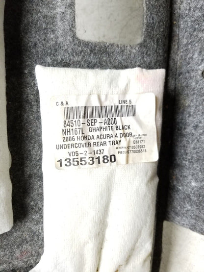 2004 - 2008 Acura Tl Trunk Upper Trim Cover Panel Liner  OEM