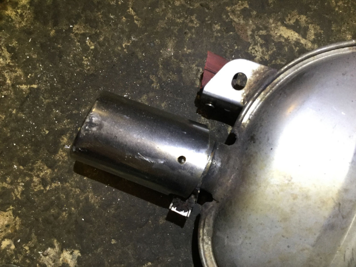 2006 D3 Audi A8l Exhaust Muffler Rear Passenger Side Right OEM