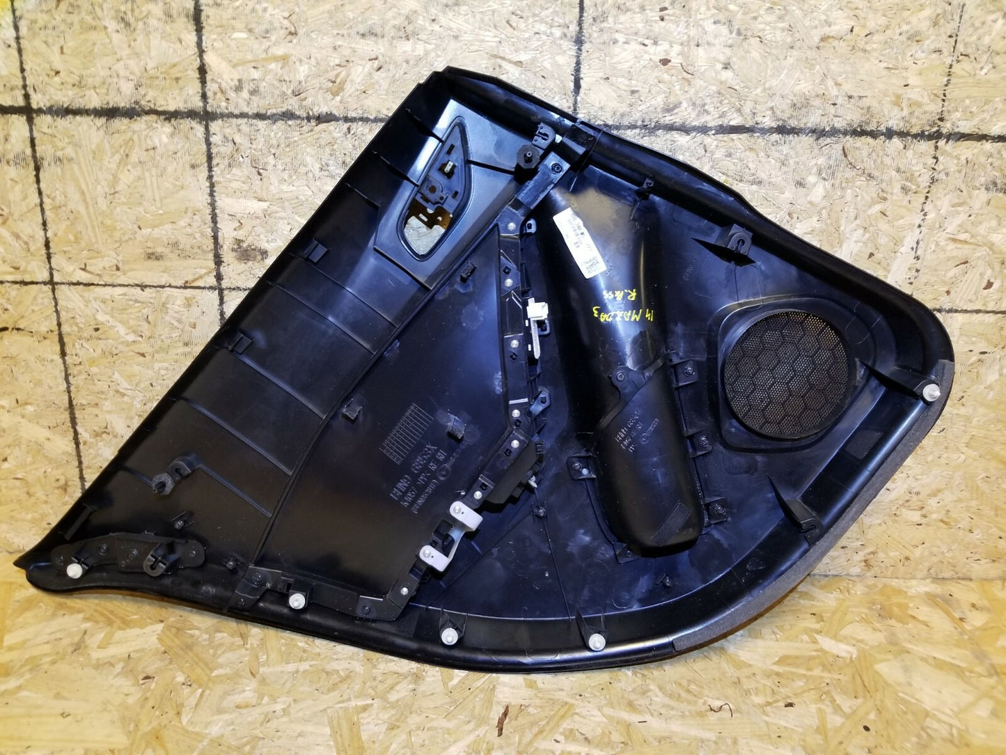2014 Mazda 3 Sedan Rear Door Trim Panel Right Passenger Side OEM
