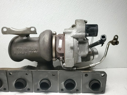 2013 BMW X6 Turbocharger W/ Exhaust Manifold Assy OEM
