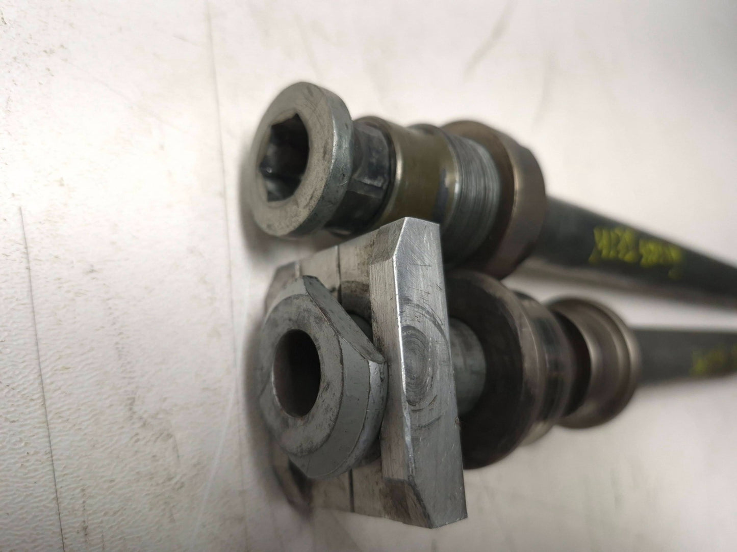 2005 Kawasaki Ninja Zx10r Rear Wheel Axle & Swingarm Bolt Pair OEM