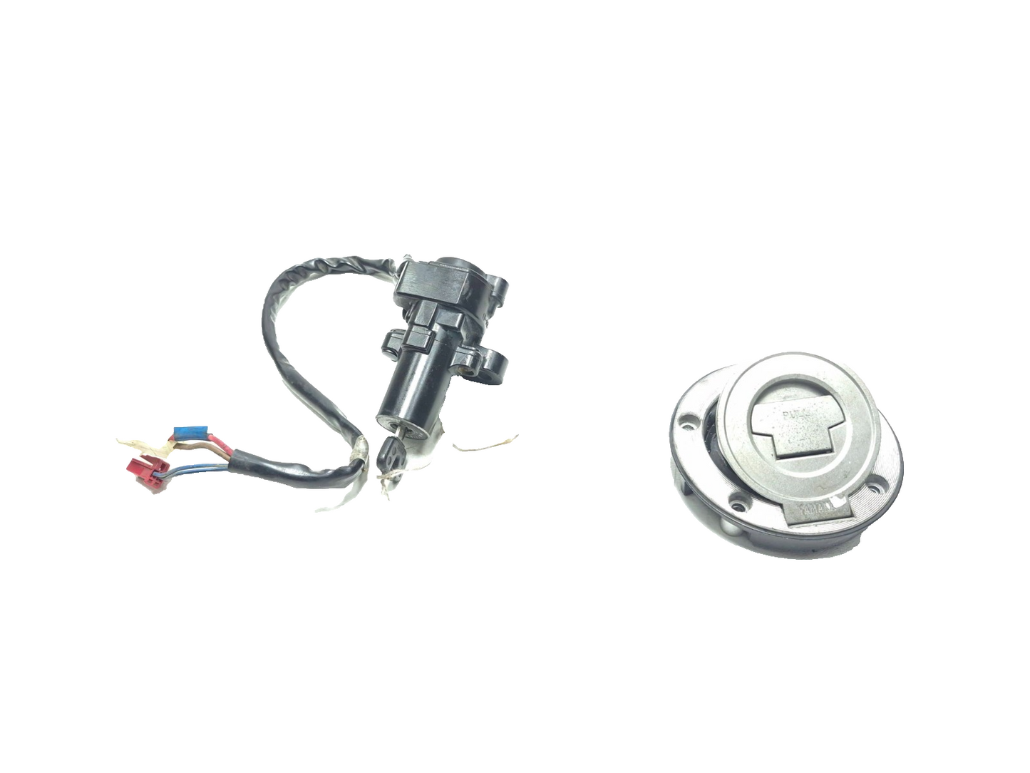 2003 - 2009 Yamaha Yzf R6 Ignition Set Key Lock Fuel Tank Cap OEM
