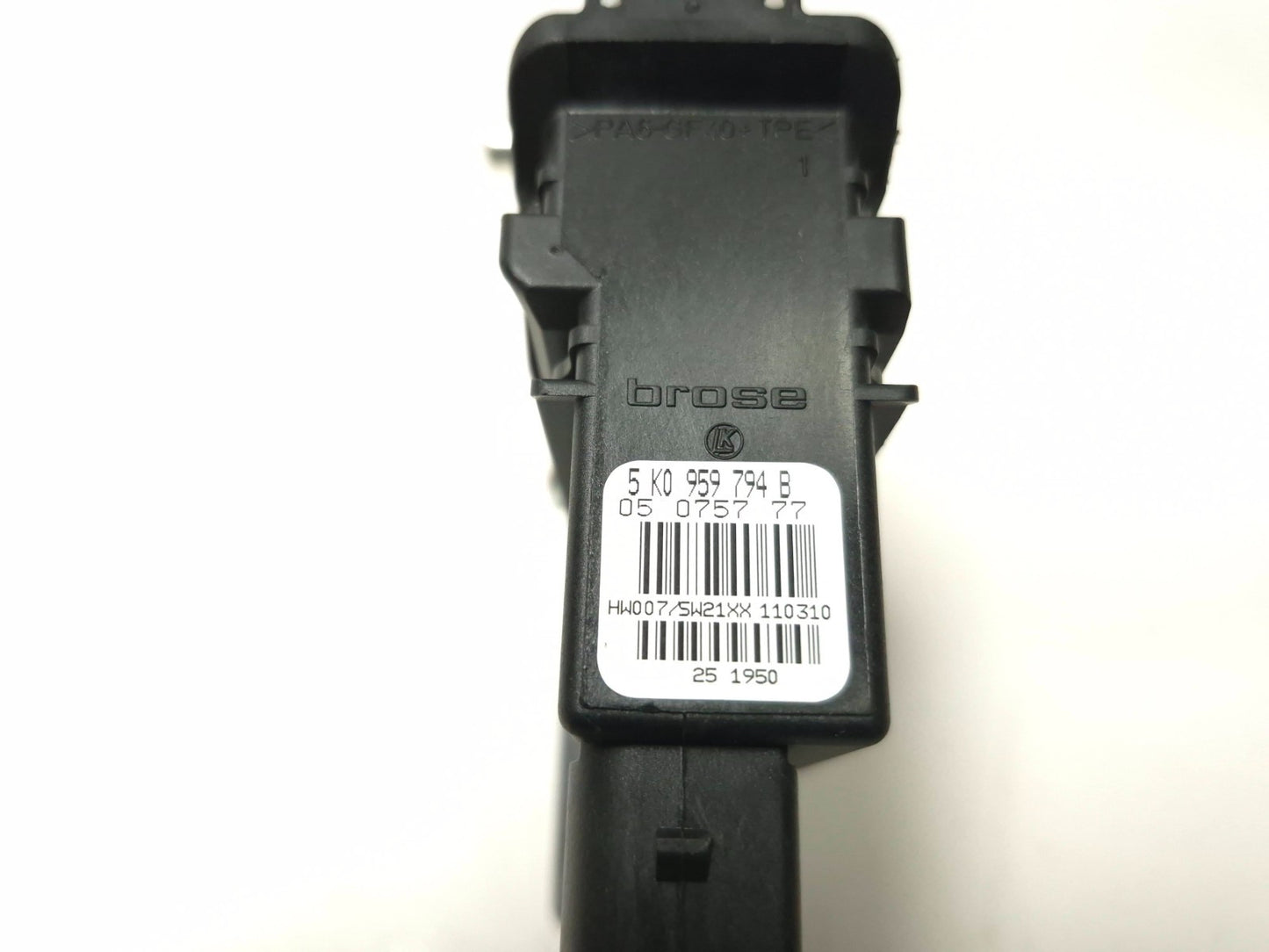 2011 Volkswagen Tiguan Window Regulator Motor Rear Driver Side Left OEM