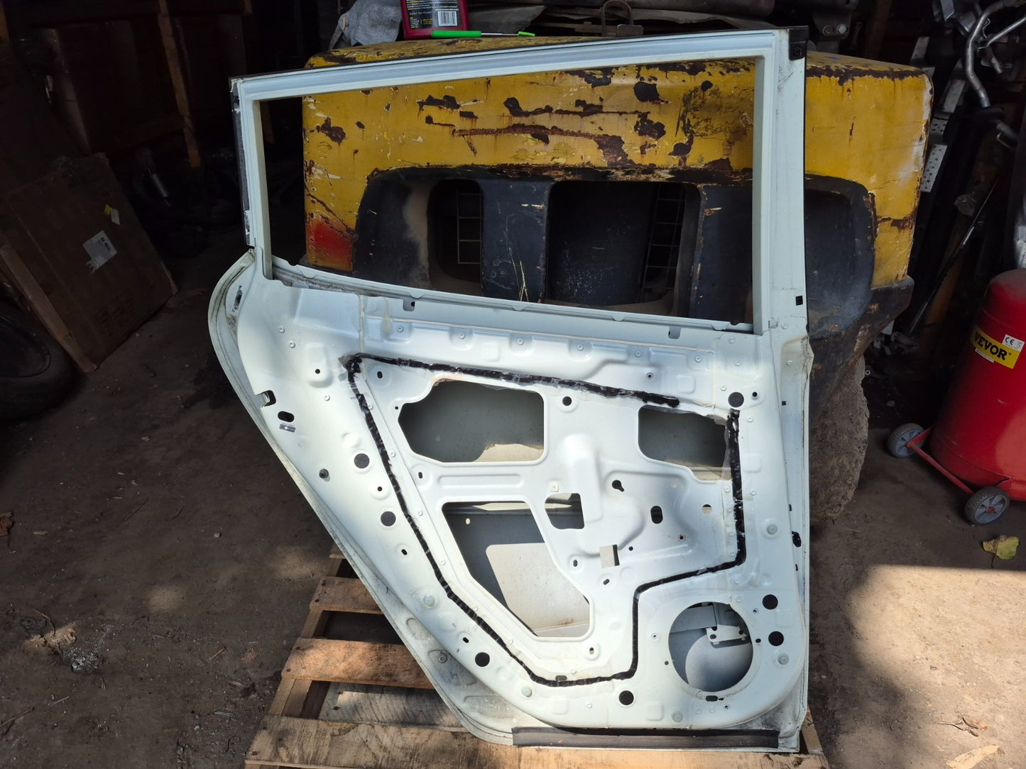 2012 Nissan Leaf Rear Door Shell Driver Side Left OEM