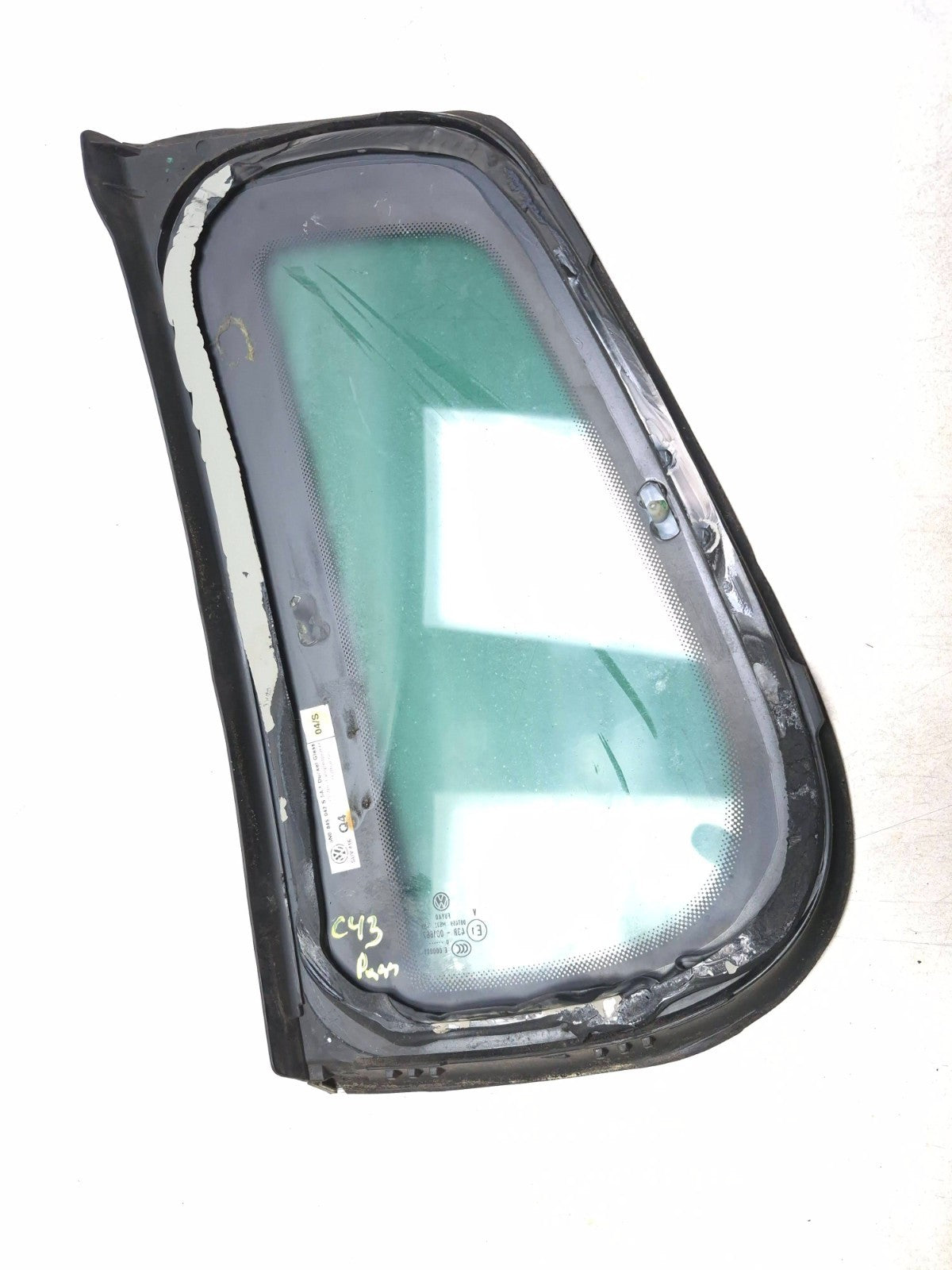 2011 Volkswagen Tiguan Rear Quarter Window Glass Passenger Side Right OEM