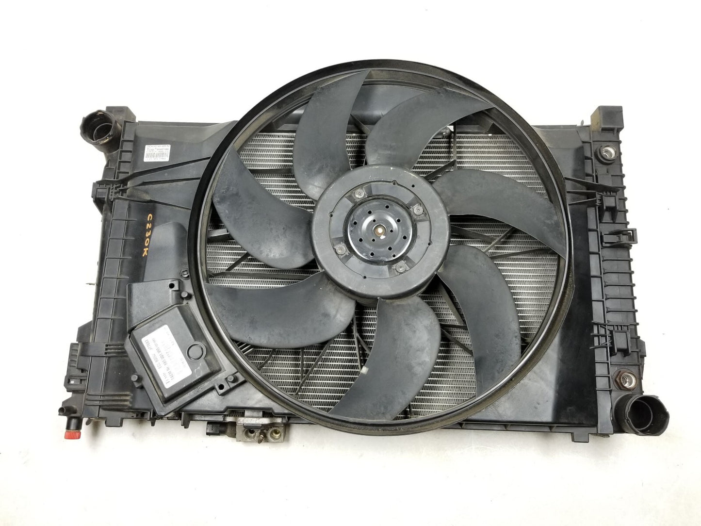 03 04 05 06 Mercedes C230 Engine Cooling Radiator & Fan 1.8l OEM