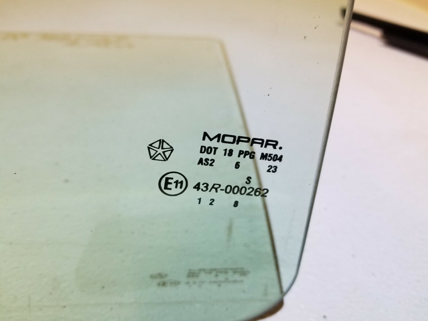2007 Chrysler Sebring Rear Passenger Door Window Glass OEM