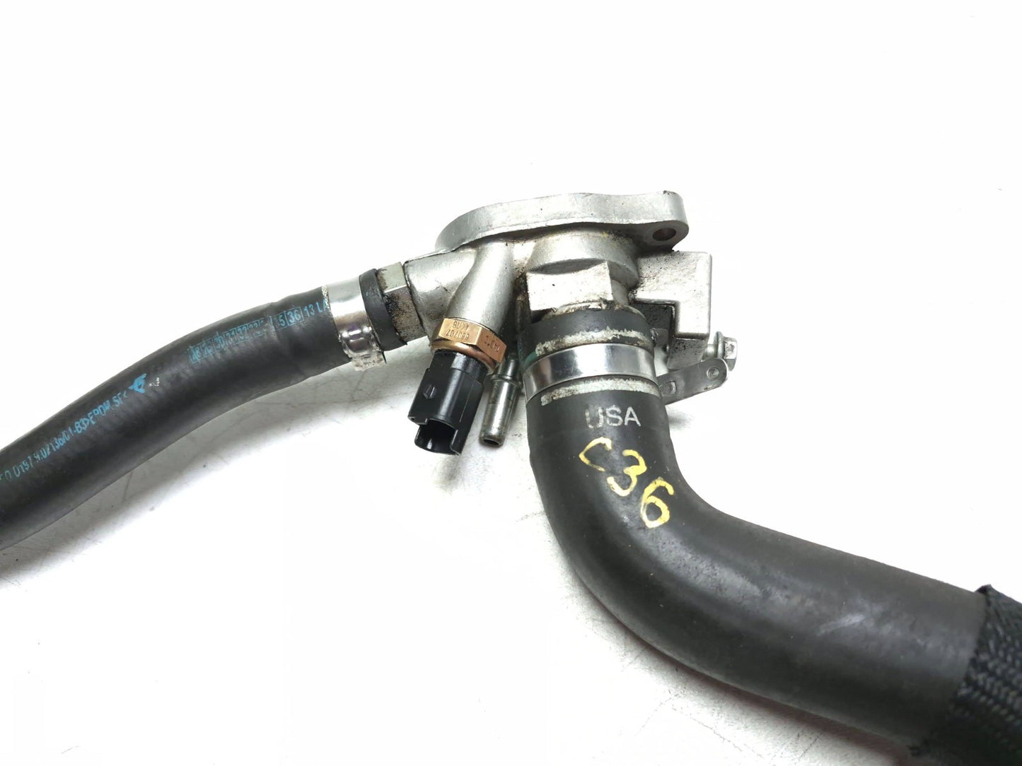2014 Fiat 500l Engine Coolant Thermostat W/ Hose Pipe OEM
