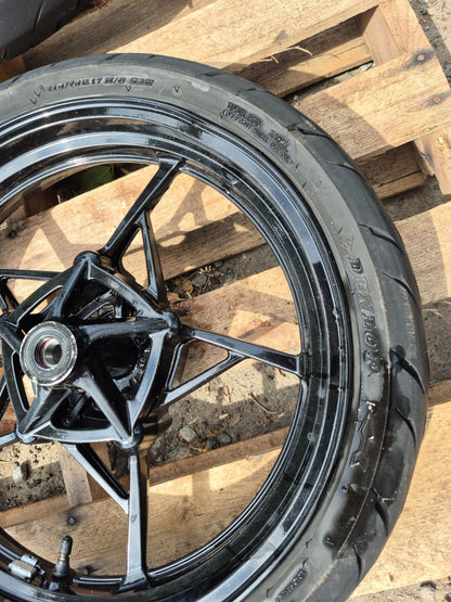 2023 Kawasaki Z400 Er400d Wheel Rim & Tire Front & Rear ** Straight ** OEM