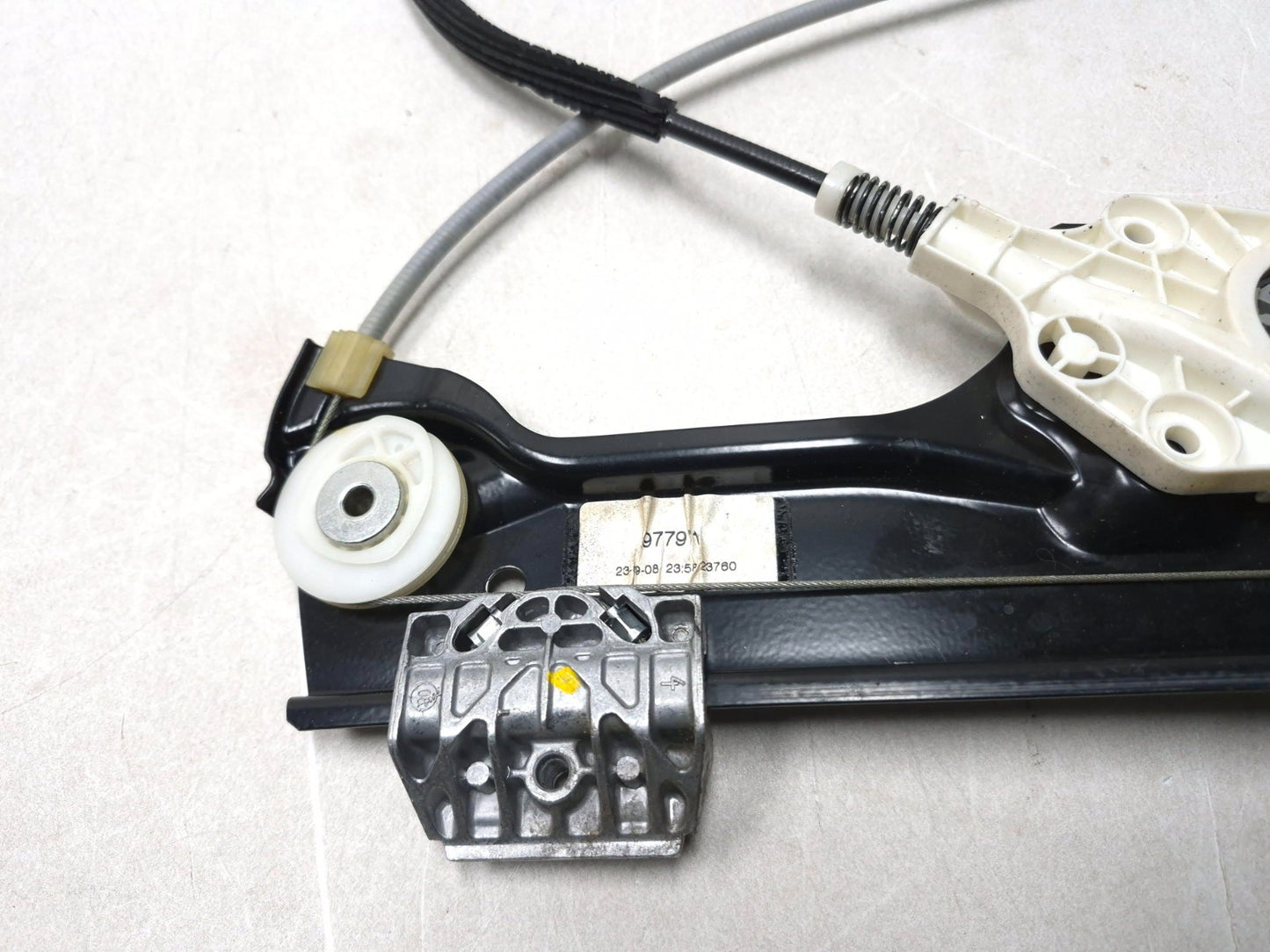 2007 BMW 530i E60 Front Window Regulator Driver Side Left Without Motor OEM