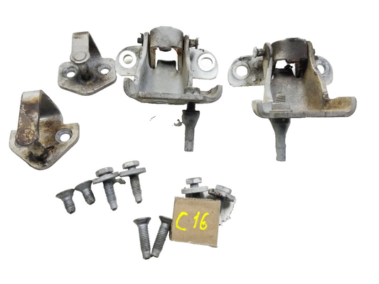 2012 Ford Transit Connect Front Driver Door Hinge & Striker 4pcs W/bolt 8pcs OEM