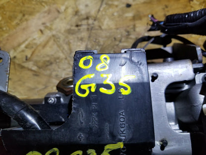 08 2008 Infiniti G35 Steering Column W/ Motors OEM