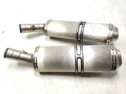 2008 - 2010 Ducati 848 Muffler Exhaust 2pcs OEM