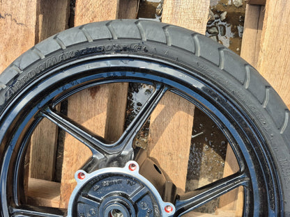 2008 Kawasaki Ninja 250r Ex250 Wheel Rim & Tire Front & Rear *straight* OEM