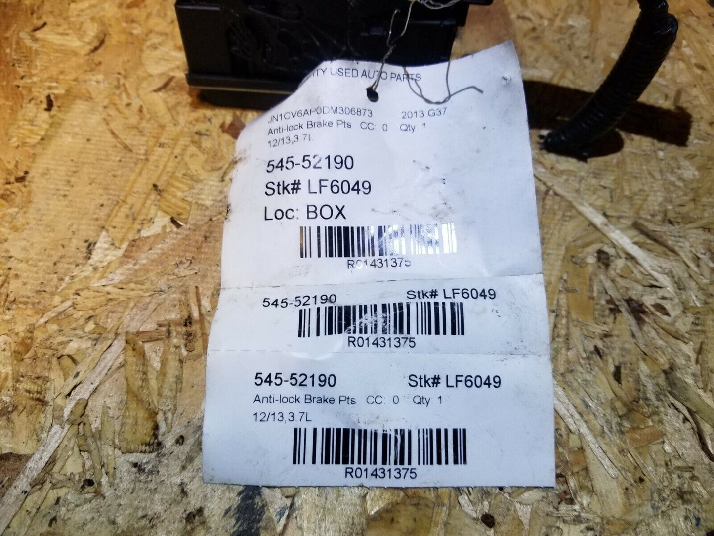 13 2013 Infiniti G37 Abs Anti Lock Brake Pump Module OEM N30