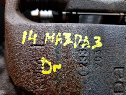 2014 Mazda 3 2.0l Front Brake Caliper Left Driver Side OEM