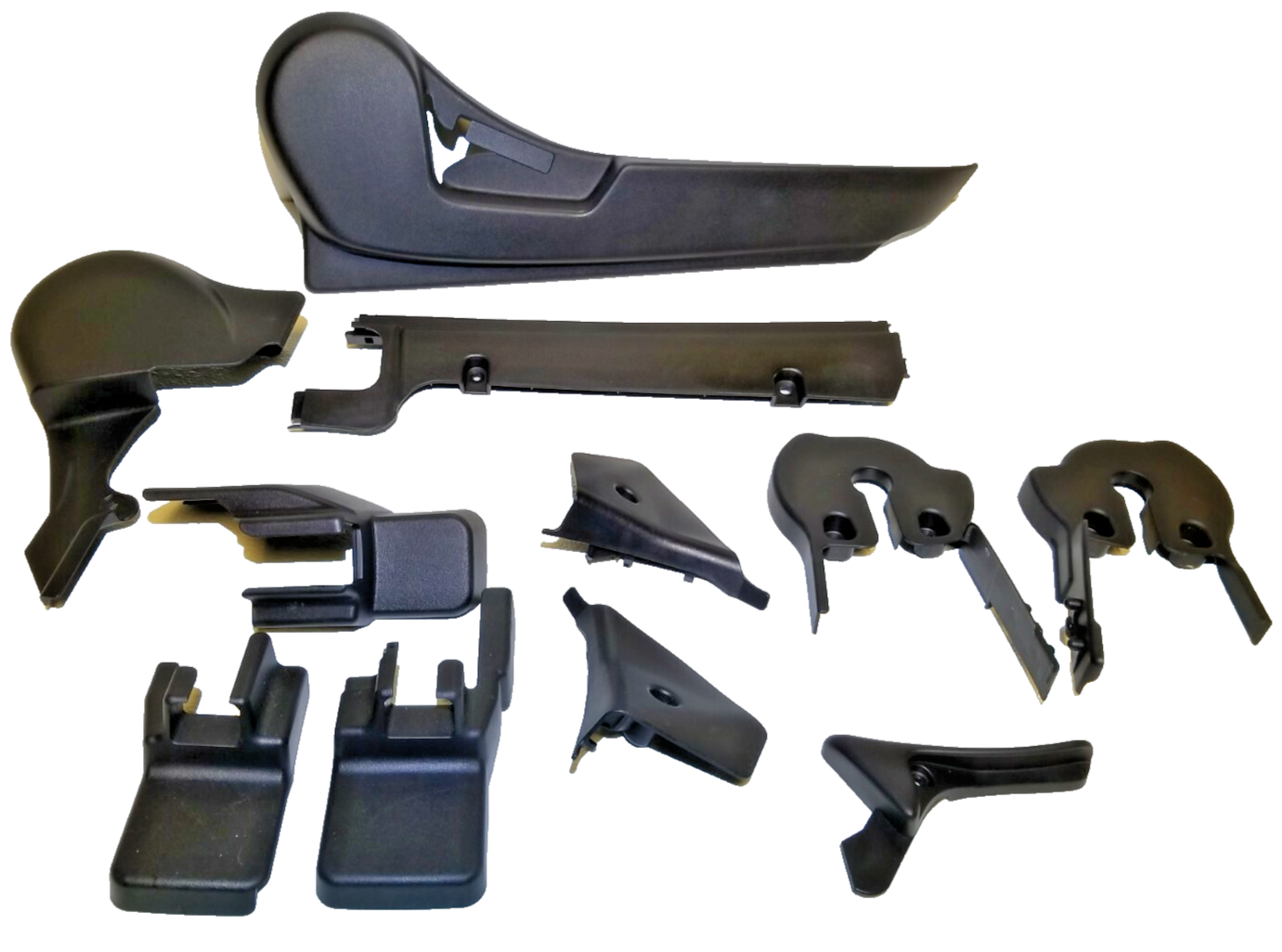 10-17 Mitsubishi Lancer Seat Trim Panel Cover Front Passenger Side 11pcs OEM 56k