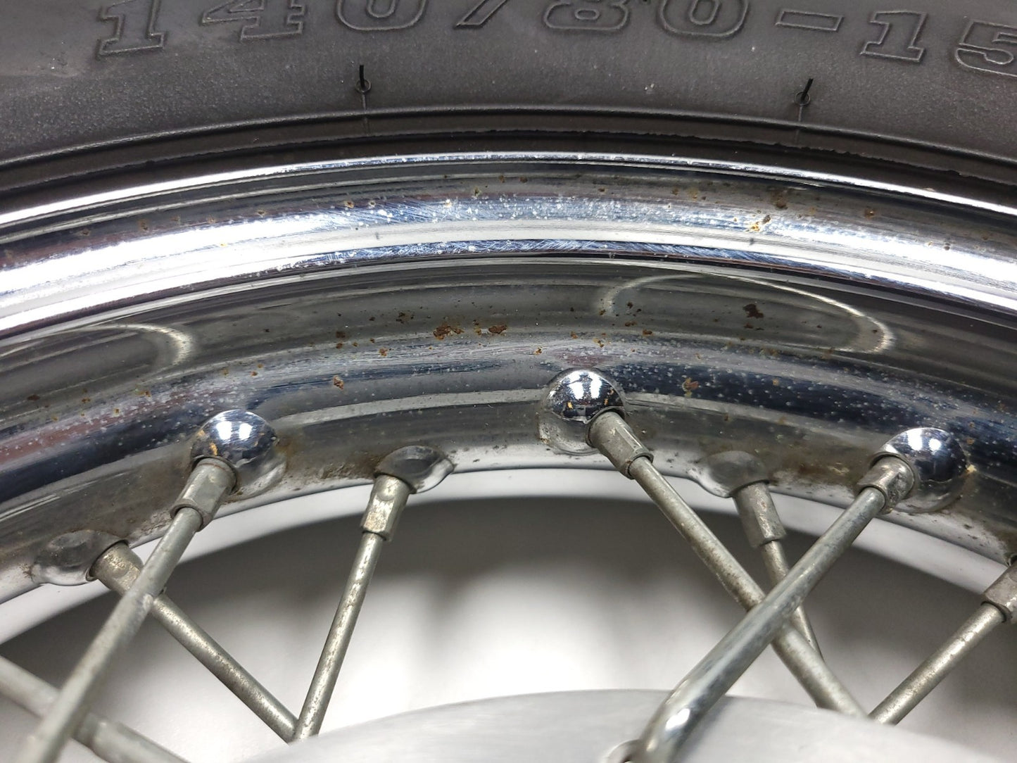 2001 Suzuki Sawage Ls650p Rear & Front Wheel & Tire Pair OEM