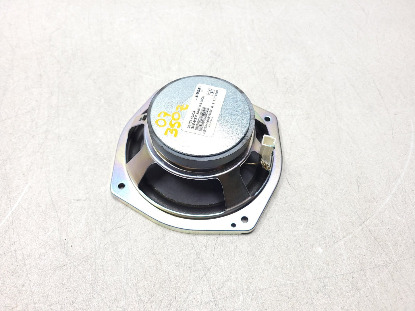 2007 - 2009 Nissan 350z Door Audio Speaker OEM