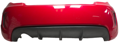 2013 Fiat 500 Turbo Red Rear Bumper Cover OEM