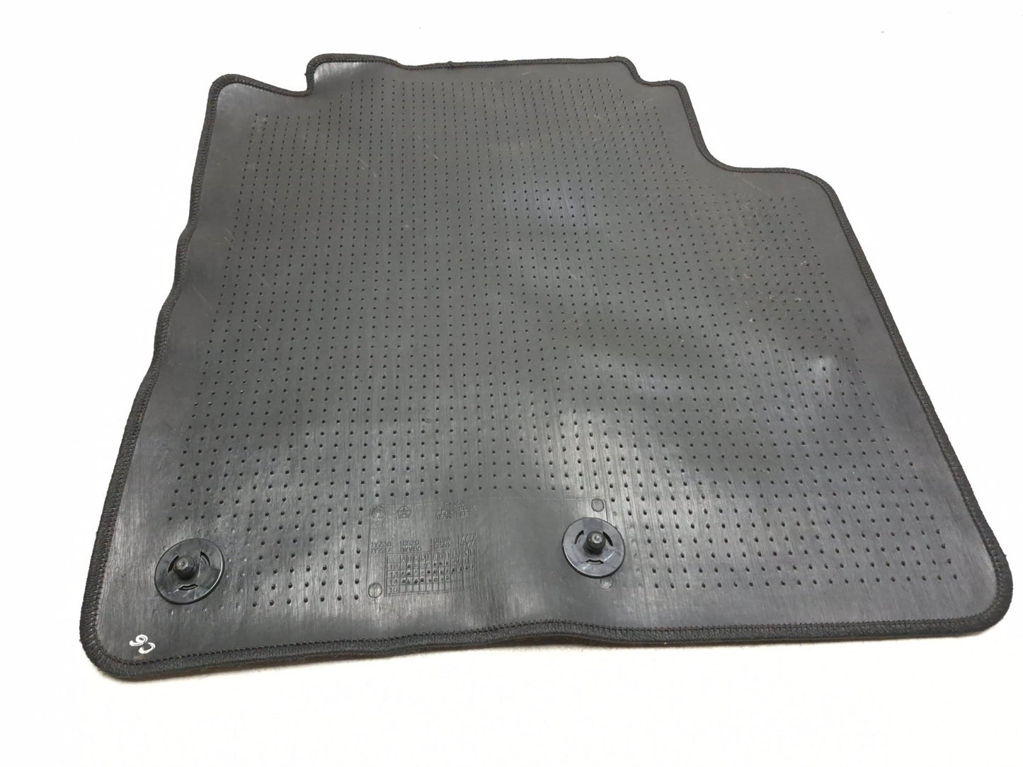 2016 Dodge Grand Caravan Se Floor Mat Liner Rear Left & Right Side 3 Pcs OEM