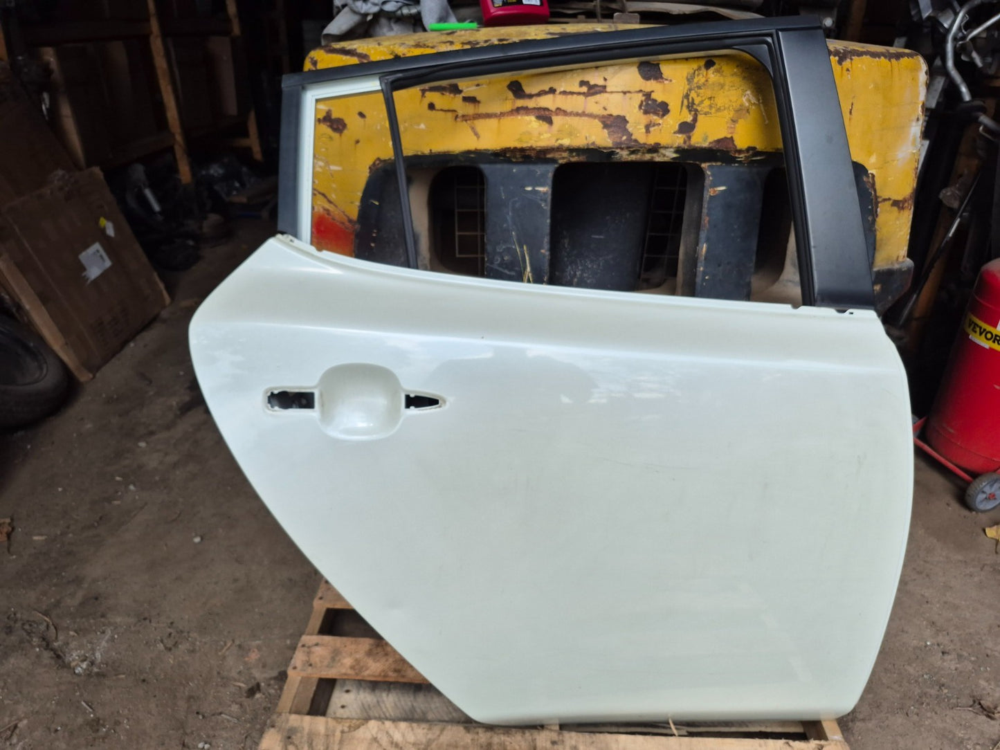 2012 Nissan Leaf Rear Door Shell Passenger Side Right OEM