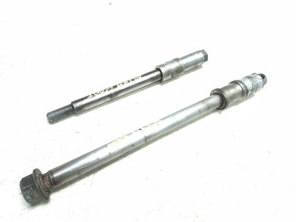 1985 Honda Shadow Vt500c Wheel Axle Front & Rear Pair OEM