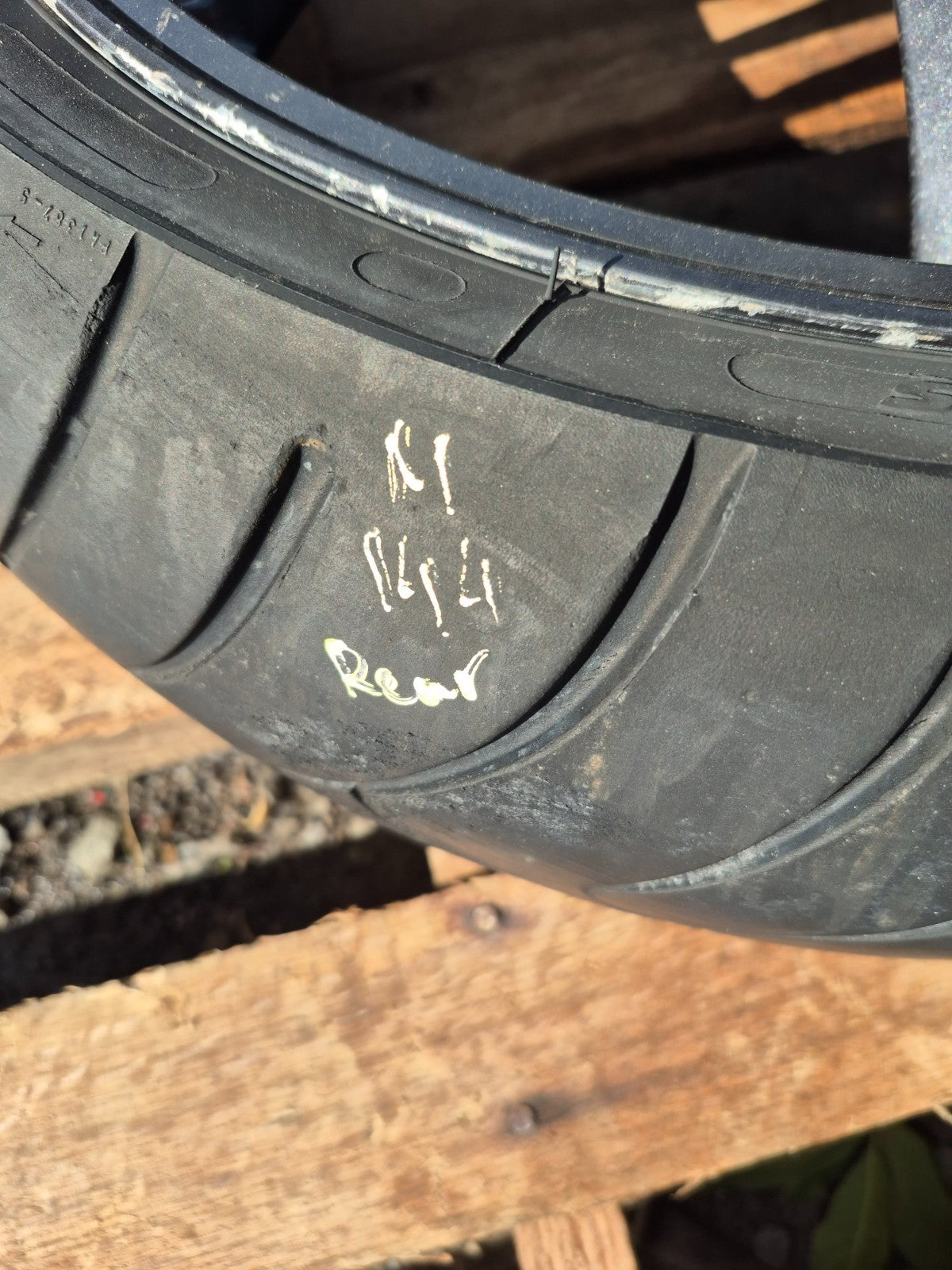 2008 Triumph Sprint St Wheel Rim & Tire Front & Rear *straight* OEM