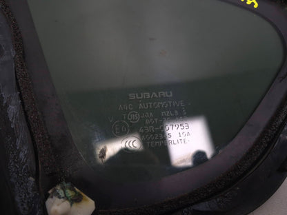 2022 Subaru Crosstrek Rear Quarter Window Glass Right Passenger Side OEM