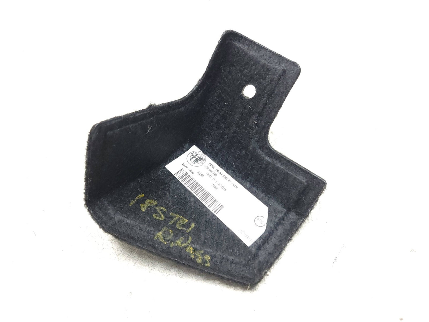 2017-2023 Alfa Romeo Stelvio Trunk Insulator Carpet Rear Passenger Side Rh OEM
