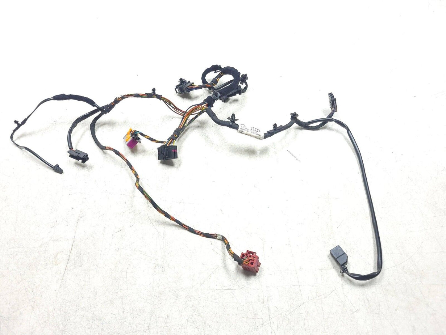 2013-2016 Audi S4 Front Left Driver Seat Wire Harness OEM