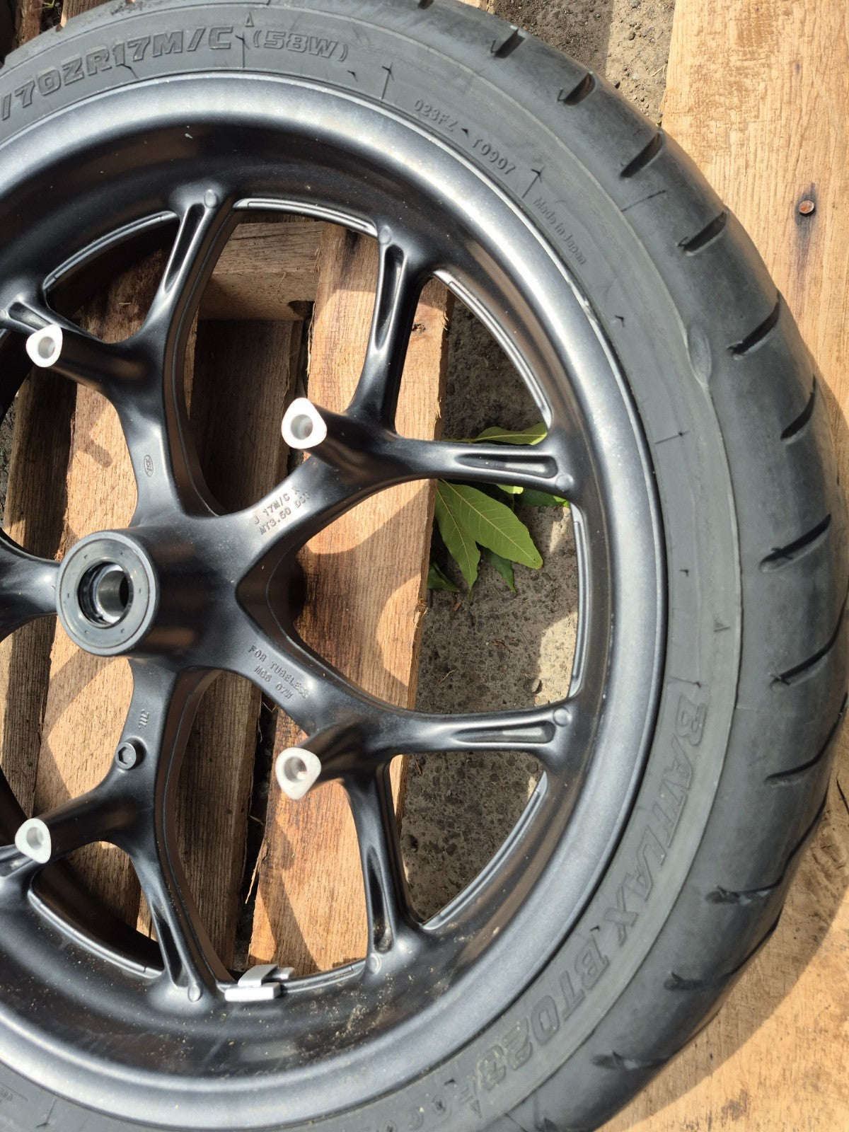 2015 Honda Ctx700n Wheel Rim & Tire Front & Rear *straight* OEM