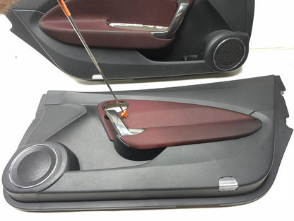 2013 Honda Cr-z Front Door Trim Panel Left & Right 83500-szt-a51za OEM