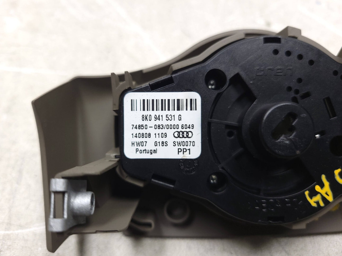 2009 - 2012 Audi A4 S4 Sedan Dash Headlight Switch OEM