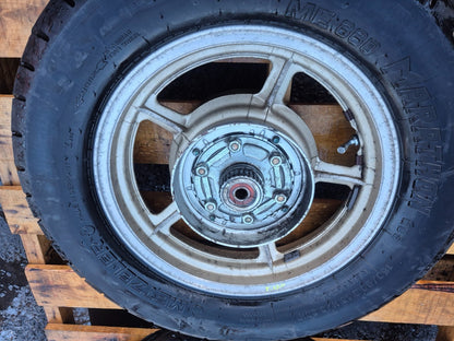 1994 Yamaha Virago Xv1100 Rear & Front Wheel W/ Tire Pair R 15 R 19 OEM