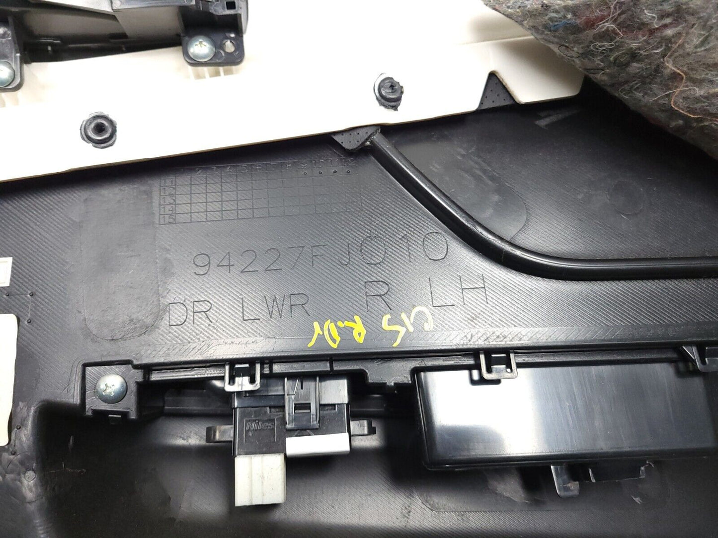 11-16 Subaru Impreza Sedan Rear Door Trim Panel Driver Side OEM 81k Miles