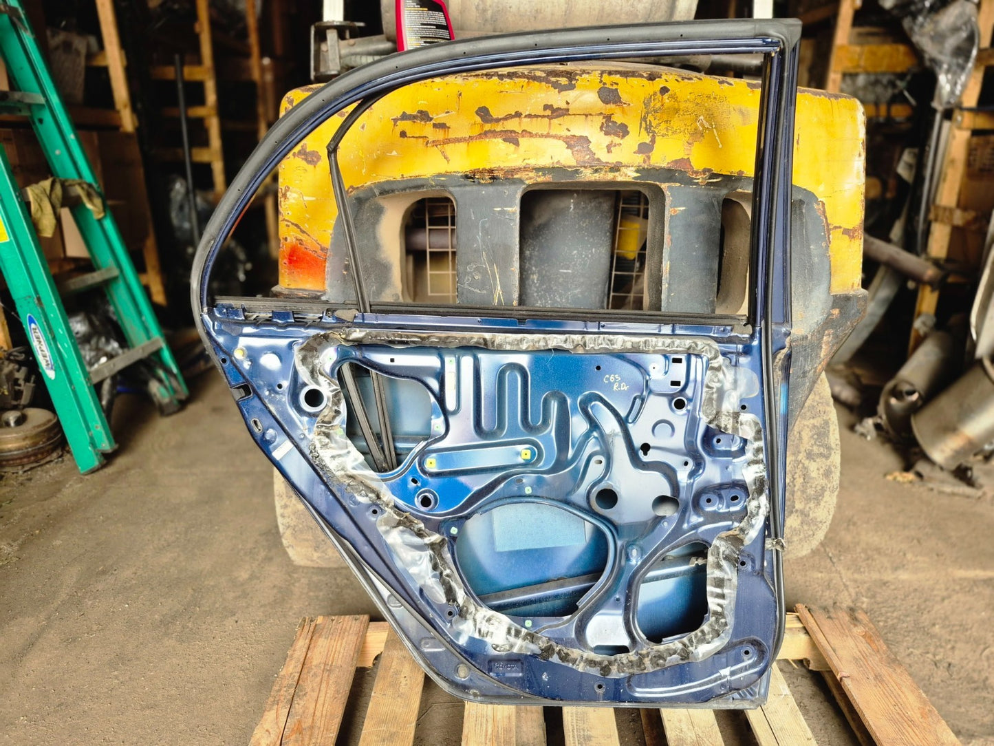 2004 Toyota Corolla Sedan Rear Door Shell Left Driver Side OEM