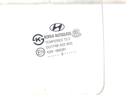 07 - 10 Hyundai Elantra Door Window Glass Rear Driver Side Left OEM 85,241 Miles