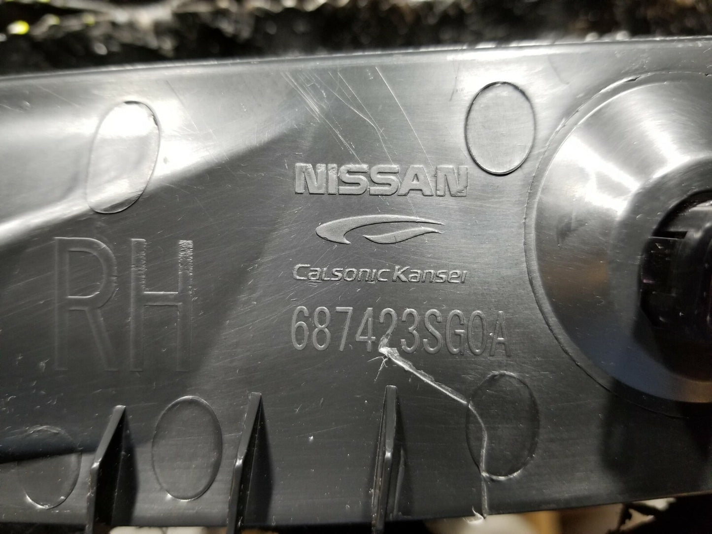 13 14 15 16 17 18 Nissan Sentra Pass Side Dash Panel Upper Defroster Duct OEM 8k
