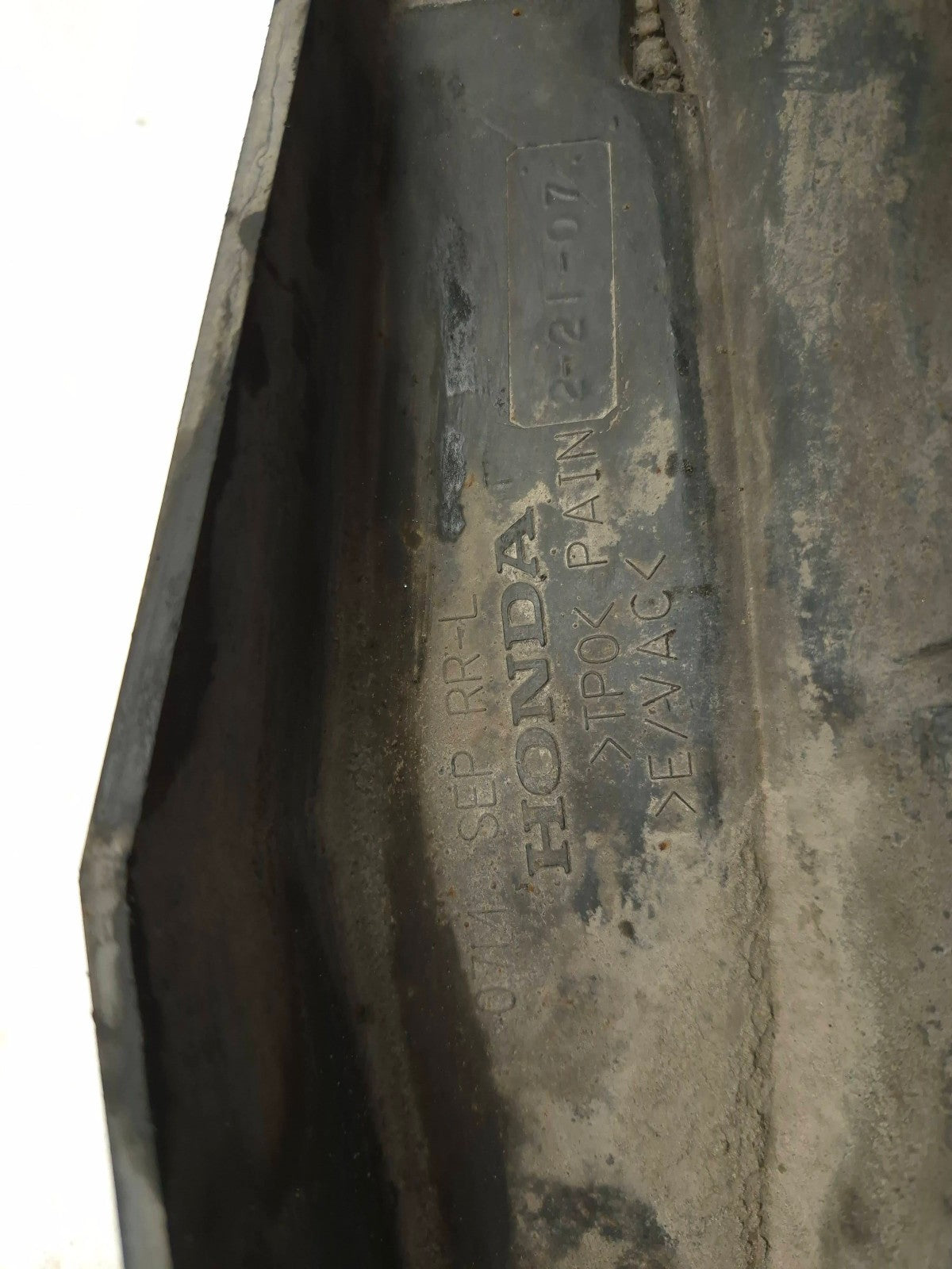 2008 Acura Tl Type-s Rear Mud Guard Flap Splash Shield OEM