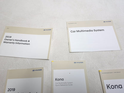 2019 Hyundai Kona Owner Manual Set OEM