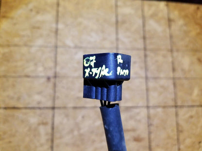 02-08 Jaguar X-type Door Wire Harness Rear Passenger Right Side OEM 86k