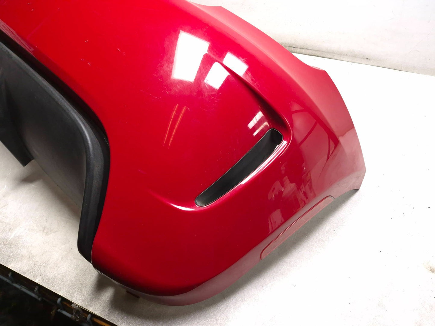 2013 Fiat 500 Turbo Red Rear Bumper Cover OEM