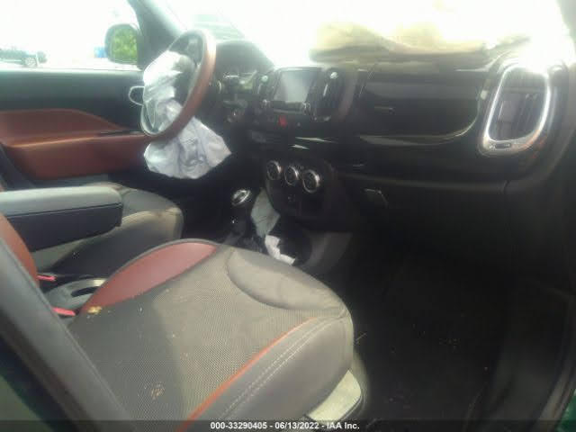 14-17 Fiat 500l Emergency Parking Hand Brake Lever 735552307  OEM