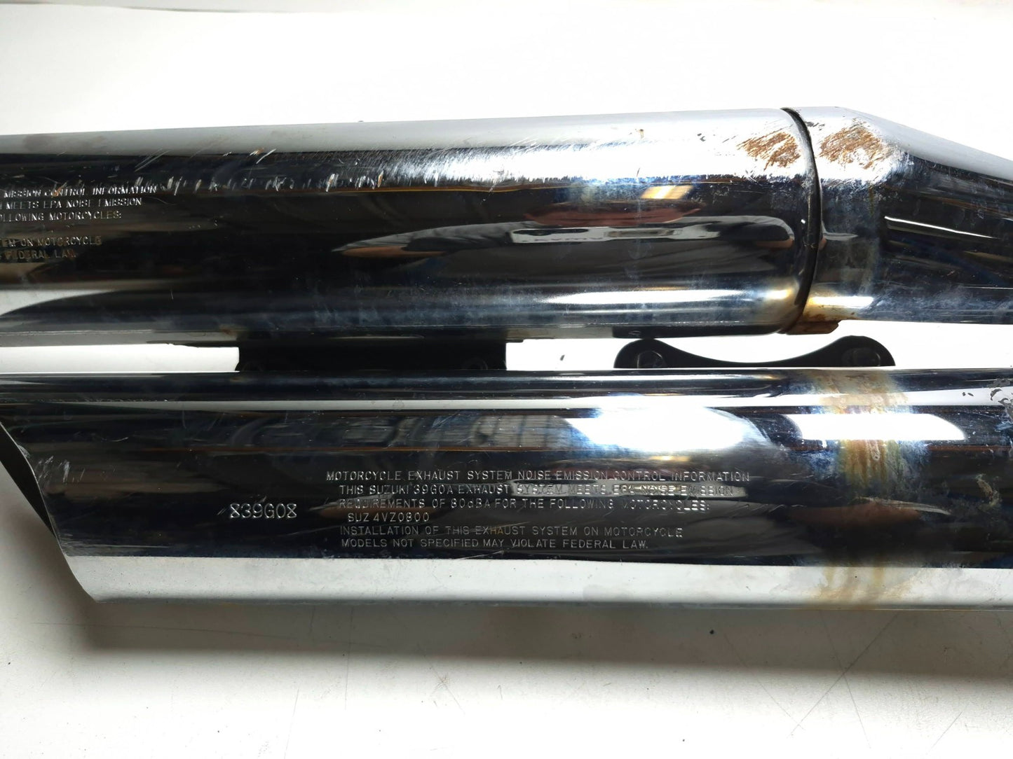 2013 Suzuki Vl800 Boulevard C50 Exhaust Muffler OEM