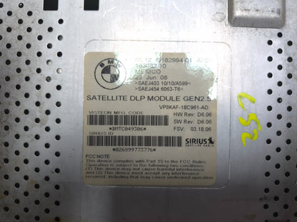 2008 BMW X6 E71 Sirius Satellite Radio Receiver OEM