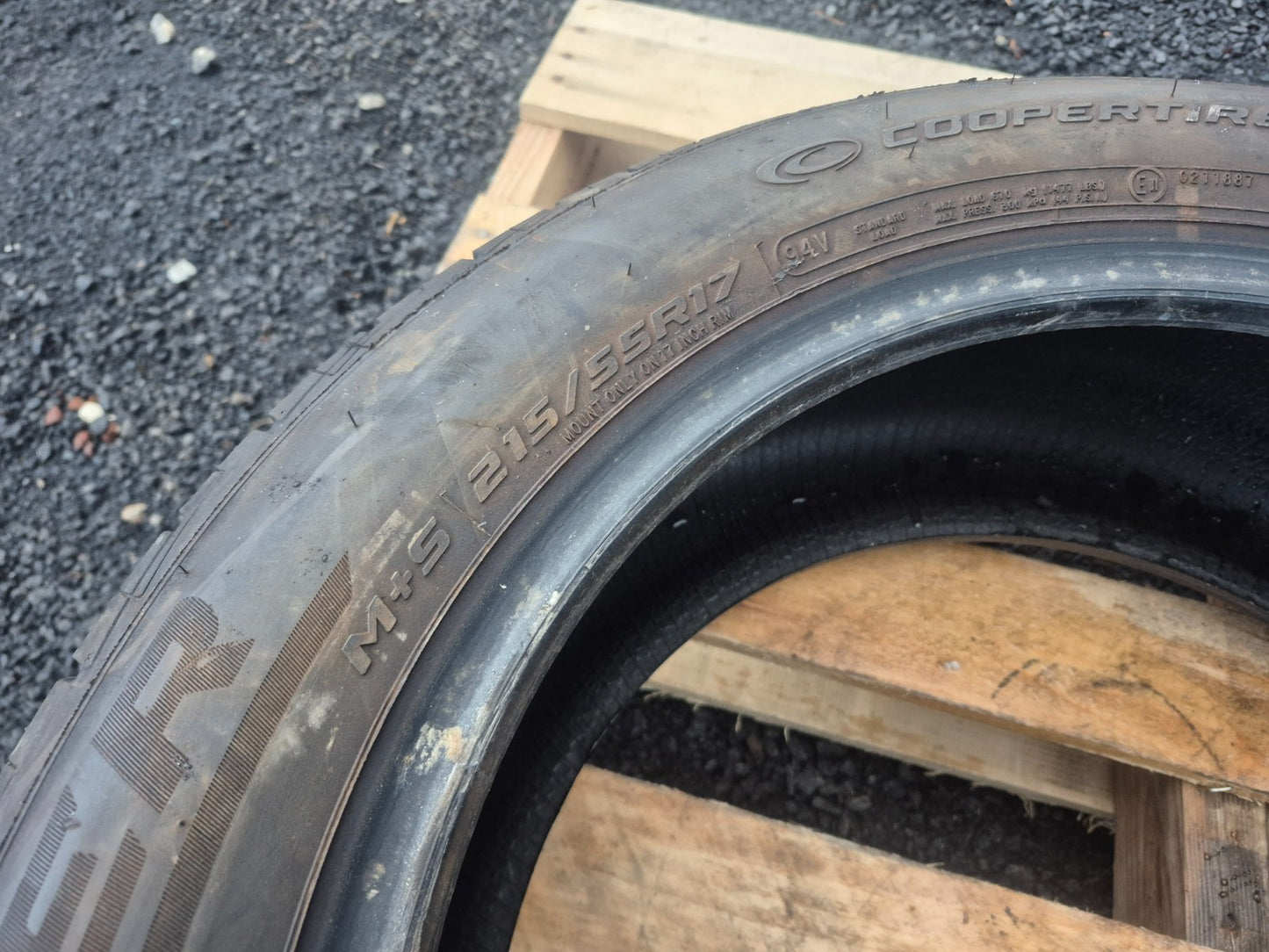 Cooper Cs5 Ultra Touring 215/55r17 94v Used Tire