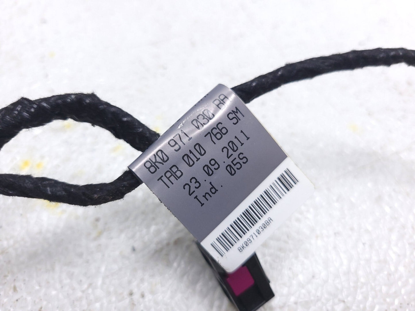 13 14 15 16 Audi A4 S4 Door Wire Harness Front Right Passenger Side OEM